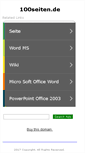 Mobile Screenshot of 100seiten.de